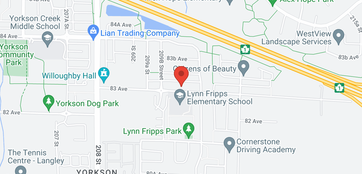 map of 21043 83 AVENUE
